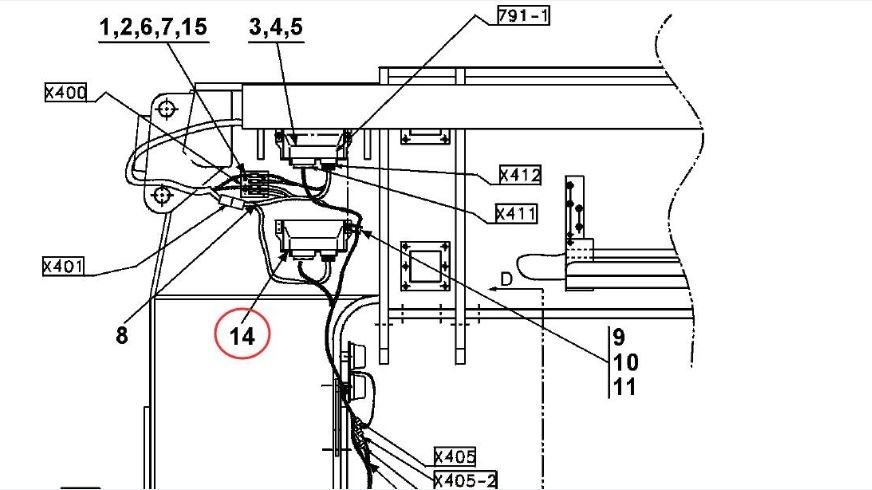 Rectangle Spreader Controller Kalmar Reach Stacker Parts