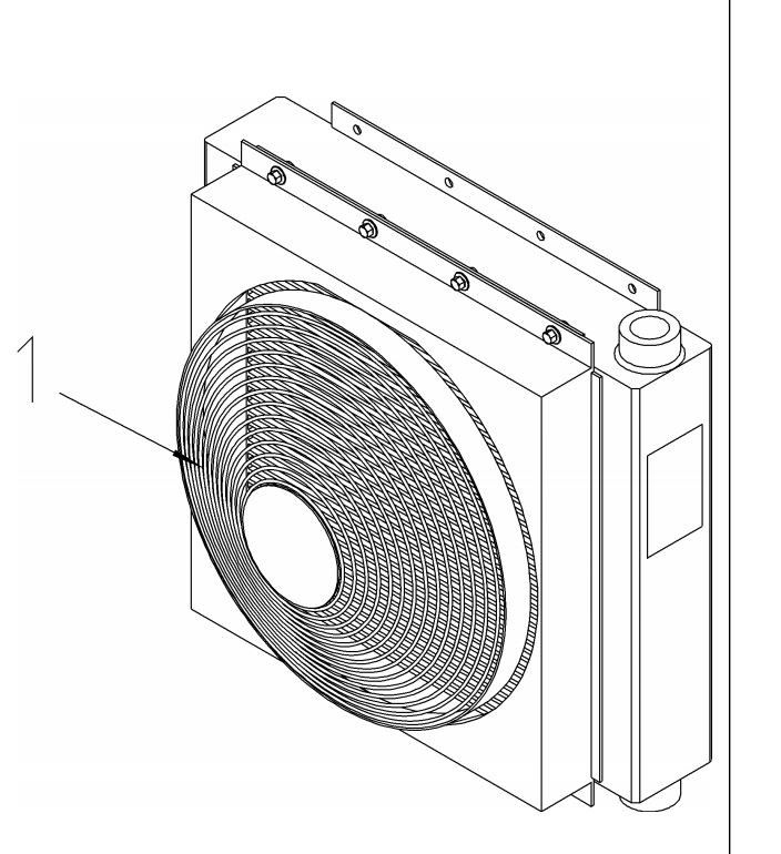 Dissipate Heat Sany Reach Stacker Parts , 60136495 Hydraulic Oil Cooling Fan